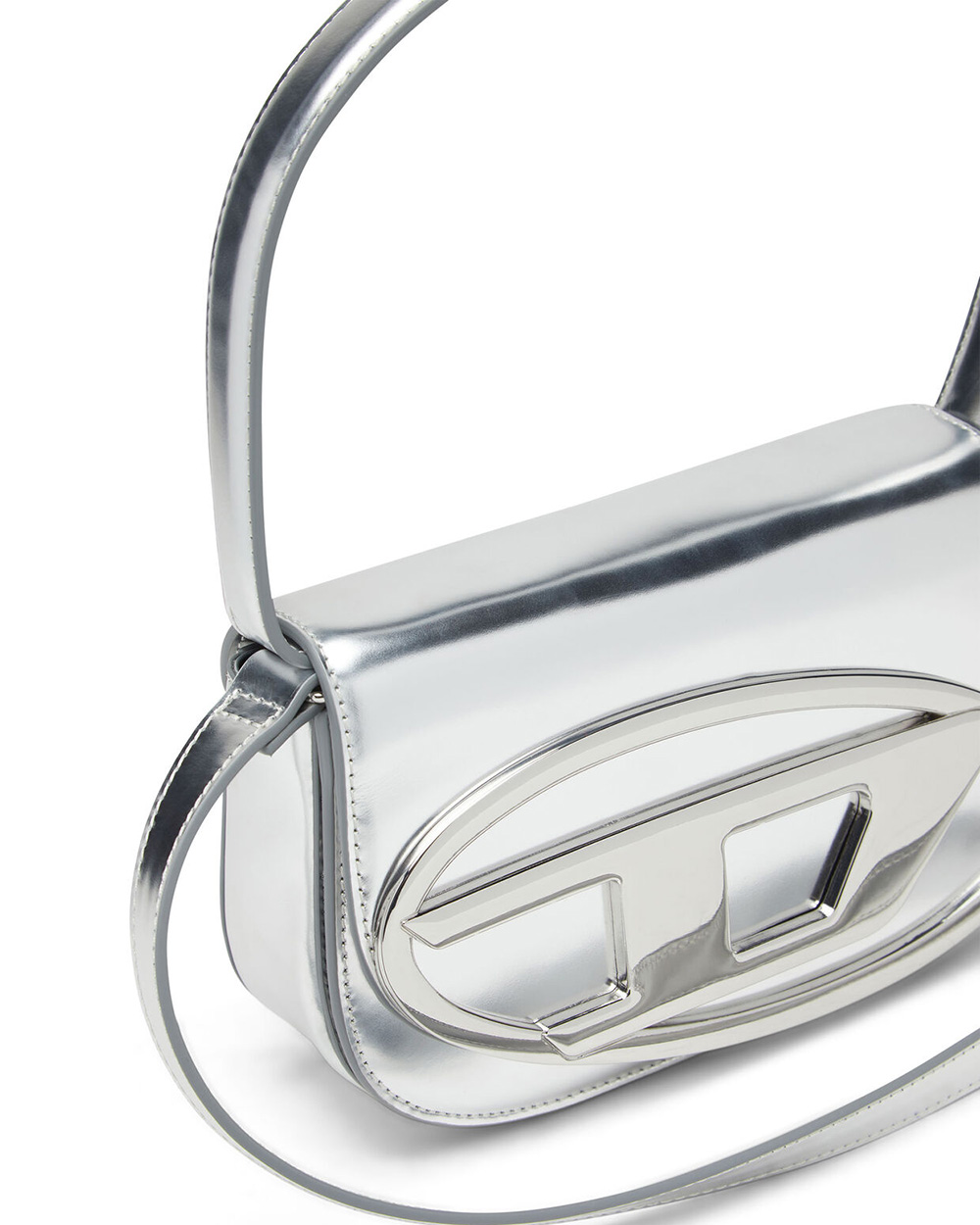 1DR Woman: Shoulder bag in mirrored leather