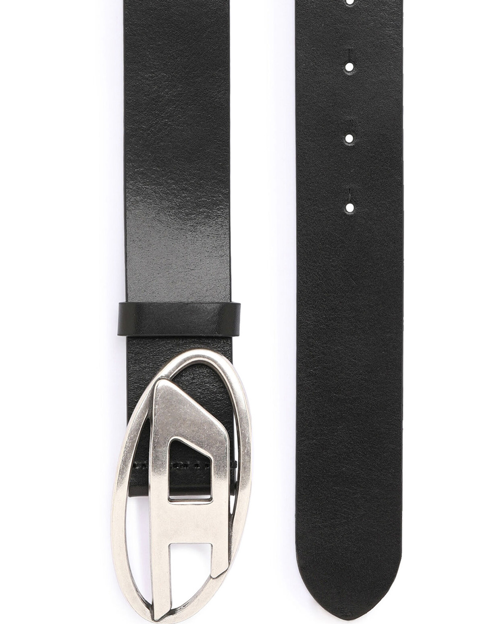 B-1drLeather belt with D buckle | Eponymo